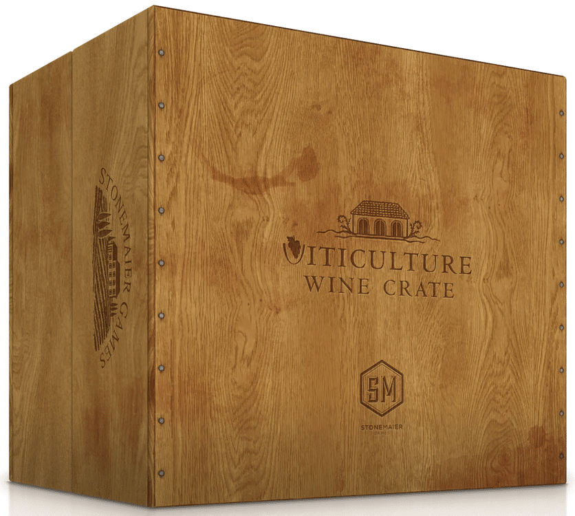 Viticulture Wine Crate Organizer Box image 0